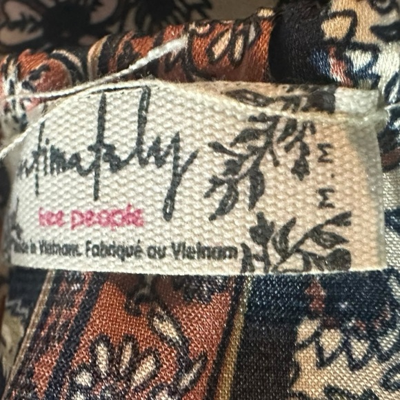 Free People Bohemian Nights Maxi Slip Dress Size Medium NWT Silky 70s Lace - Picture 14 of 16